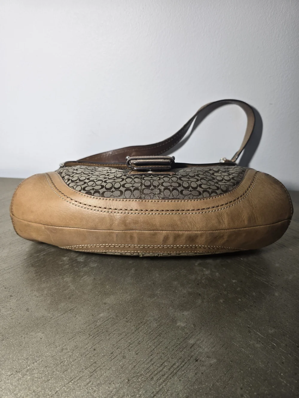 Coach brown signature